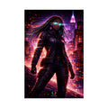 NeonVerse Cyberpunk Citynight Poster — Neon Futuristic Art Print