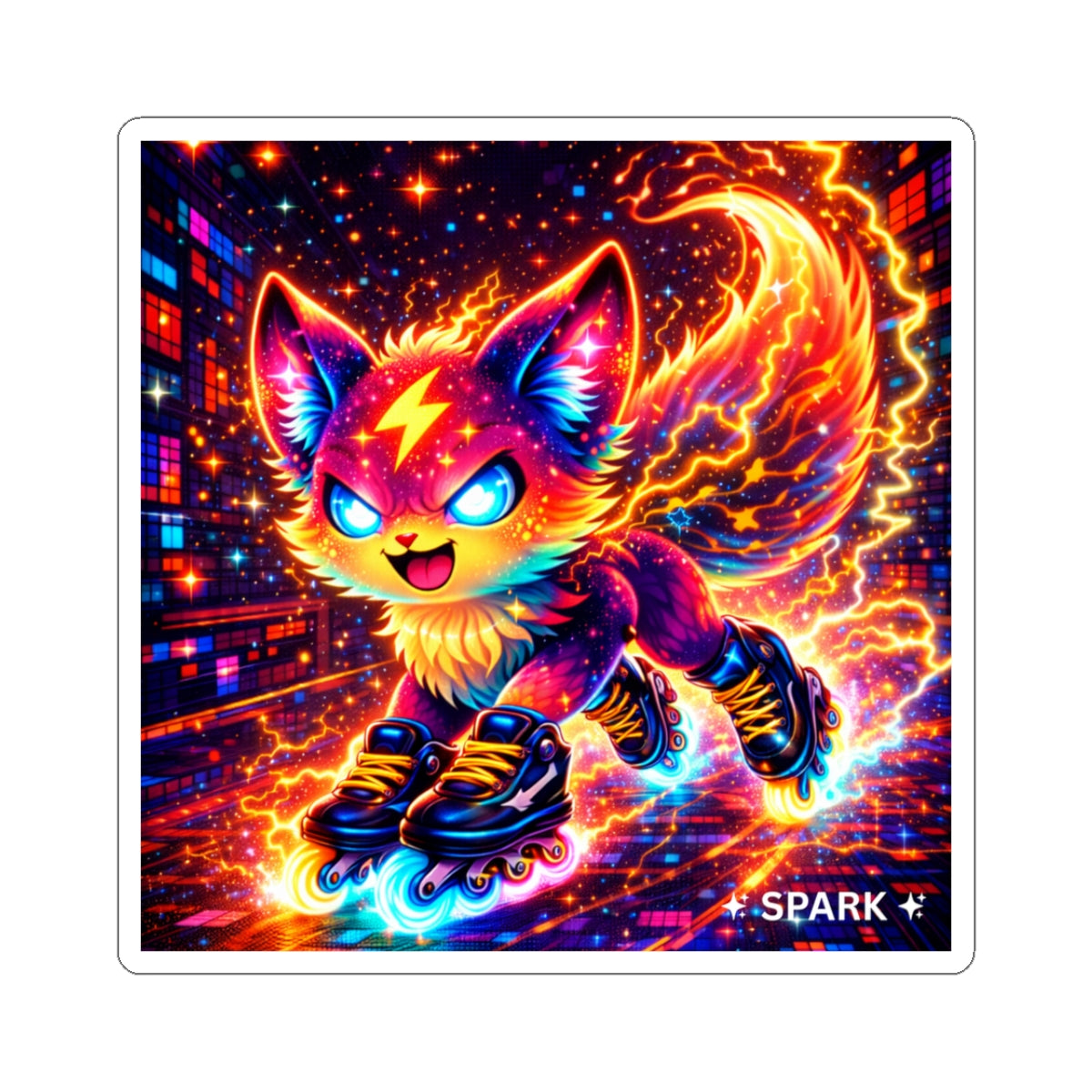 Spark Pass Sticker — Silent Spark | Neonverse Companion