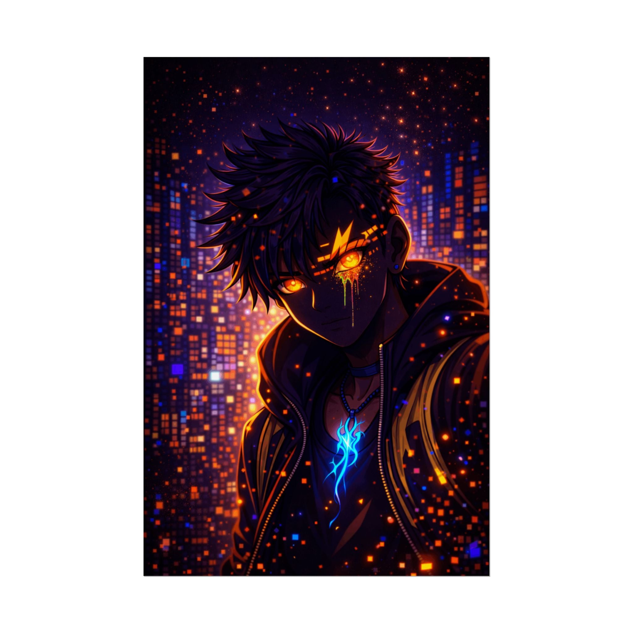 Kairo Ponders At Twilight - City Crossroad Art Print