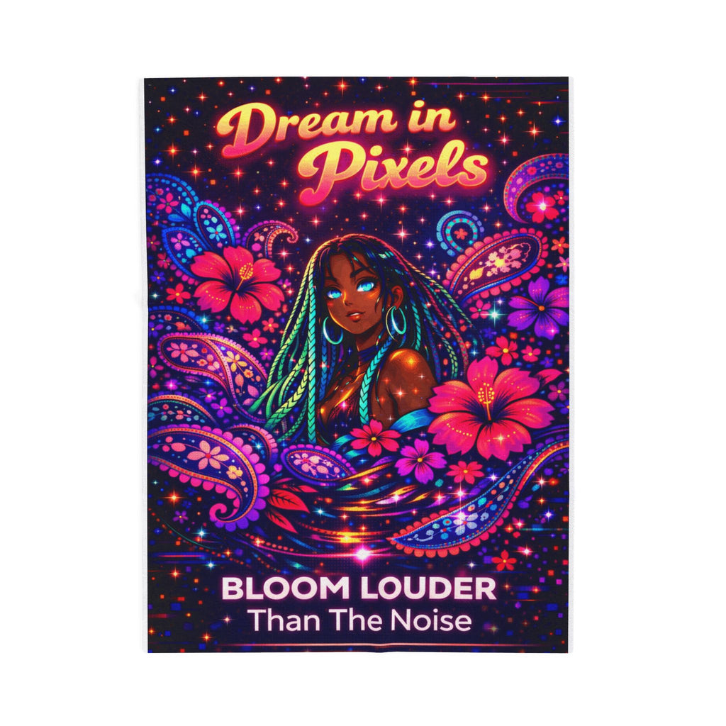 Bloom Louder Than The Noise Velveteen Plush Blanket — Throw