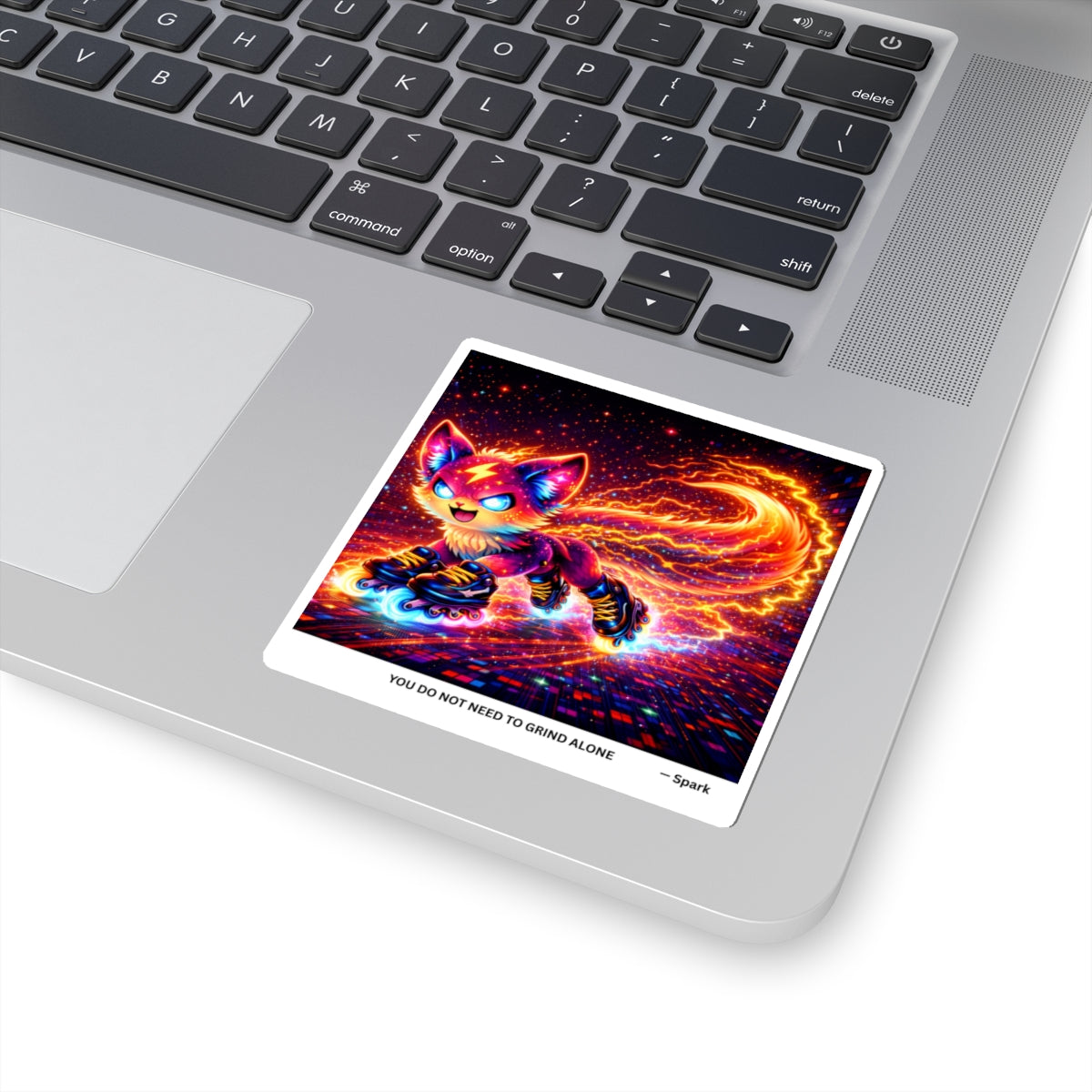 Spark Pass Sticker — Grind Alone | Neonverse Companion
