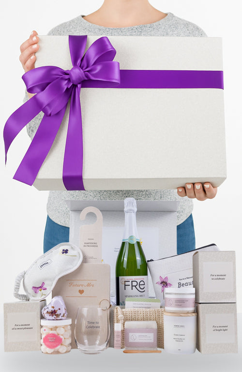 Bride-to-Be Gift Box - Bridal Shower Spa with Note and Personalize